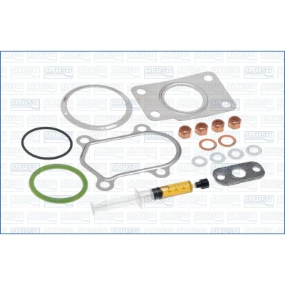 Abbildung von AJUSA JTC12047 Montagesatz, Lader with studs, syringe oil mit Dichtungen Montageanleitung FIAT: Ducato III Van, IVECO: DAILY 3 Kasten/Kombi