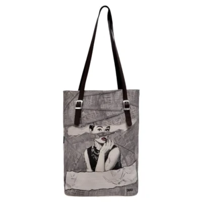 Abbildung von DOGO Vegane Damen Schultertaschen Umhängetaschen Tall Bag Go Back to Being Yourself