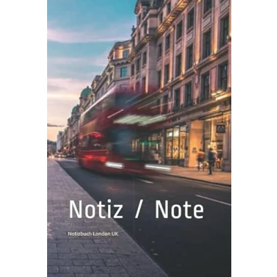 Abbildung von Notizbuch London UK: Karierter Notizblock 100 Seiten Notice Note Memo