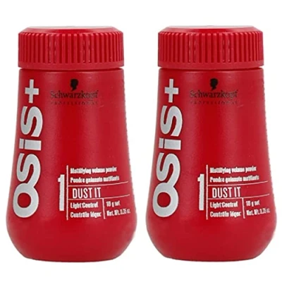 Abbildung von Schwarzkopf OSiS Dust It Mattierendes Puder, 0,35 oz, 2er Pack von