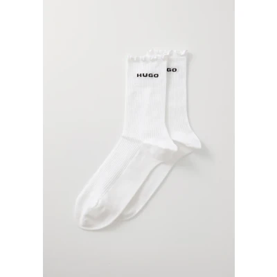 Abbildung von HUGO Lettuce 2 PACK Socken, Damen, Größe: 35 38, White