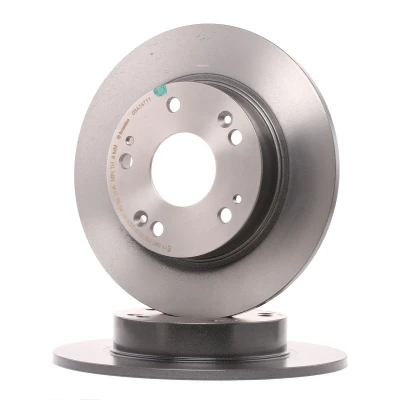 Abbildung von BREMBO COATED DISC LINE 08.A147.11 Bremsscheibe 260 9 5 voll beschichtet mit Schrauben HONDA: CIVIC 8 Hatchback,