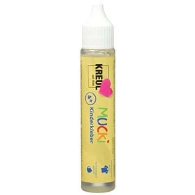 Abbildung von KREUL 24381 Mucki Kinderkleber, 29 ml pen, wasserlöslich, lösemittelfrei, PVC frei, geruchlos, universell einsetzbar, parabenfrei, glutenfrei, laktosefrei, vegan, auswaschbar, glasklar