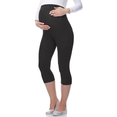 Abbildung von BE Mammy 3/4 Umstandsleggings aus Viskose 03 (Graphite, M)