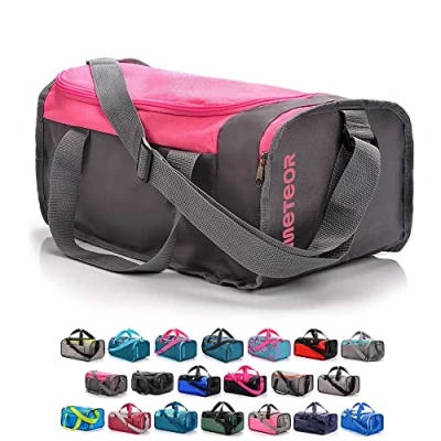 Abbildung von meteor Sporttasche Kinder 20 40L Gym Tasche Herren schwimmtasche Reisetasche Urlaubstasche klein Fitnesstasche Damen Riementasche Kindertaschen Schule Taschen turntasche Jungen