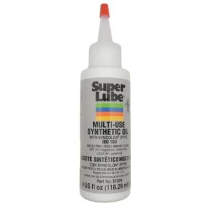 Abbildung von Superlube hochwertiges synthetisches Fett und Öl mit PTFE, ausgezeichneter Schutz Schmierung gegen Korrosion, Rost Verschleiß. (51004 118 ml)