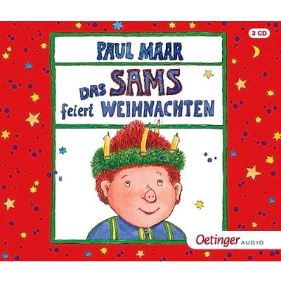 Abbildung von Das Sams 9. feiert Weihnachten: Lustiges Weihnachts Abenteuer aus der Kinderbuch Klassiker Reihe von Bestseller Autor Paul Maar ab 7 Jahren