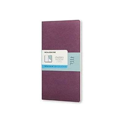 Abbildung von Moleskine Chapter Notizheft Slim Medium, Punktraster, pflaume