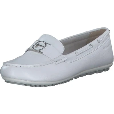 Abbildung von Tamaris Bootsschuh, Damen, Größe: 41, White leather Leder
