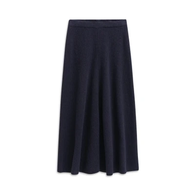 Abbildung von bugatti Weich WARM UND Elegant Alinienrock, Damen, Größe: XL, Marine