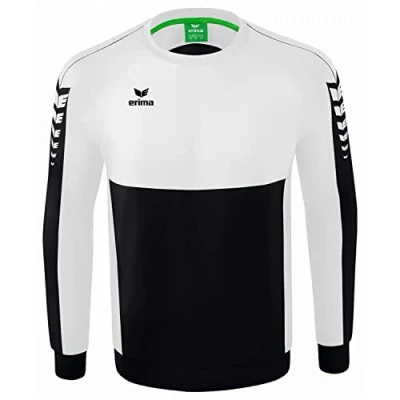 Abbildung von Erima SIX Wings Sweatshirt, Herren, Größe: Small, Schwarzweiss