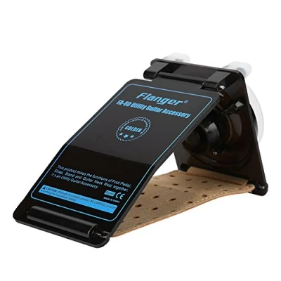Abbildung von Gitano Guitar Rest,Gitarrenstütze,Gitarrenunterstützung Kinder,Multifunktionale Gitarrenhalter Gitarrenstütze Utility Gitarren Fußbankgurt Desktop Nackenstütze Stützfuß Hocker Zubehör Für Folk Cl