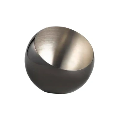 Abbildung von APS 40774 Schale &quot;SPHERE&quot;, Ø 16 cm, Höhe 15 0,8 Liter, Edelstahl, Gunmetal Look