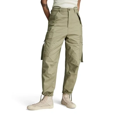 Abbildung von G Star Cropped Drawcord PANT Cargohose, Damen, Größe: 30, Ensis green
