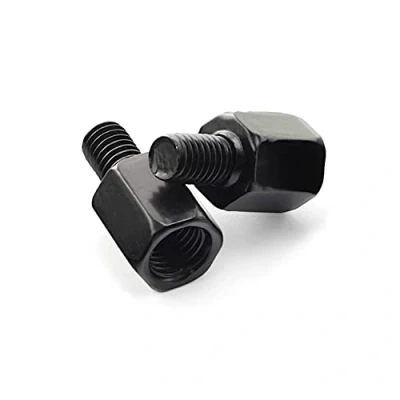 Abbildung von Area1 M10 Rechtsgewinde auf M8 Motorrad Motorroller Spiegel Adapter (2 Stück) (M10 Rechts Rechts)