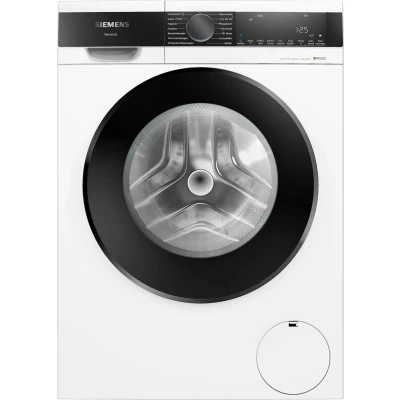 Abbildung von Siemens WG56G2Z40 Waschmaschine iQ500, Frontlader mit 10kg Fassungsvermögen, 1600 UpM, speedPack L, smartFinish, Antiflecken System, LED Display, Weiß, 60cm