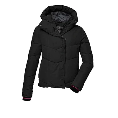 Abbildung von killtec Damen Skijacke/Steppjacke mit Schneefang KSW 59 WMN SKI QLTD JCKT, schwarz, 40, 39725 000