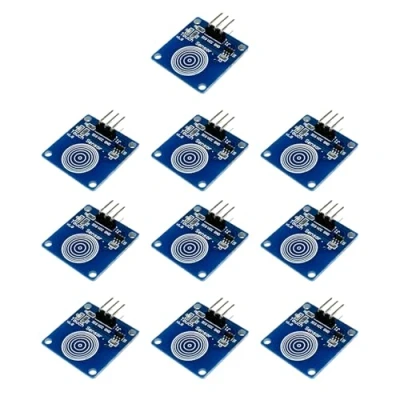 Abbildung von 10 Stück TTP223B Touch Sensor Modul Kapazitives Touchschalter Digitaler kapazitiver Berührungssensor Schaltermodul kompatibel Für Arduino
