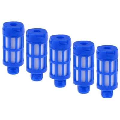 Abbildung von Pneumatik Schalldämpfer 1/8&quot; aus Kunststoff 5er Set Industriequalität (5, 1/8&quot;)