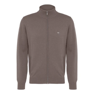 Abbildung von FYNCH HATTON Herren Cardigan zip Strickjacke, Earth, S EU