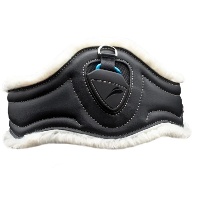 Abbildung von eQuick Sattelgurt ES Jumping Fluffy Braun 145cm Agradi.deVerkauft von Agradi