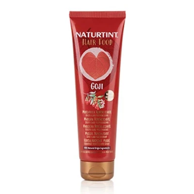 Abbildung von Naturtint Haar Nahrung Goji Haare Maske. Revitalisierende Verjüngende Flash Effekt, Stumpfes Haar. 99% Natürliche Inhaltsstoffe, Haarmaske Für Geschädigtes 150 ml