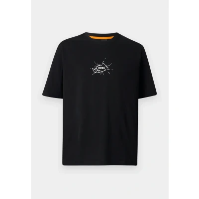Abbildung von BOSS Voyage Tshirt print, Herren, Größe: Medium, Black