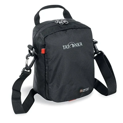 Abbildung von Tatonka Check In RFID B Kleine Schultertasche mit TÜV zertifiziertem Blocker Damen und Herren 21 x 15 7 cm schwarz
