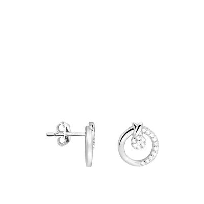 Abbildung von Sofia Milani Stecker Circle Ohrringe, Damen, Größe: One Size, Silver