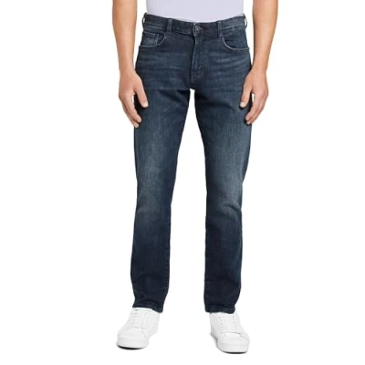Abbildung von TOM TAILOR Herren Marvin Straight Jeans 1021012, 10281 Mid Stone Wash Denim, 30W / 32L