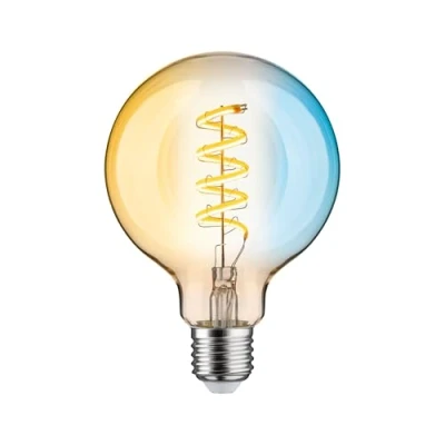 Abbildung von Paulmann 29159 Filament 230V Smart Home Zigbee LED Globe G95 E27 600lm 7,5W Tunable White dimmbar Gold Leuchtmittel, Einzelpack