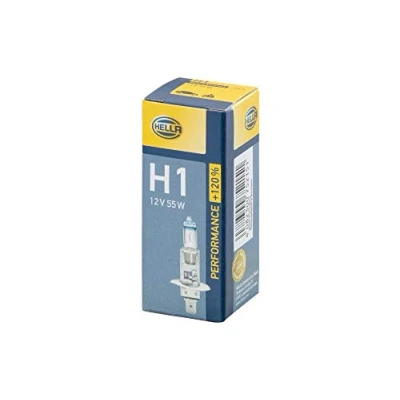 Abbildung von HELLA 8GH 223 498 011 Glühlampe, Hauptscheinwerfer H1 12 55 OPEL: Corsa D Hatchback, Meriva A, FIAT: BRAVO 2, BMW: 5 Touring