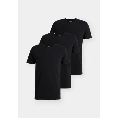 Abbildung von Selected Homme Slhroland Oneck TEE 3 PACK Tshirt basic, Herren, Größe: Small, Black
