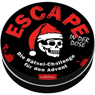 Abbildung von Escape Adventskalender in der Dose: Die Rätsel Challenge für den Advent 24 spannende jeden Tag bis Weihnachten, Erwachsene