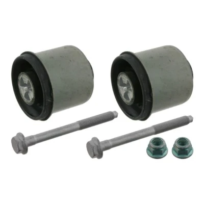 Abbildung von FEBI BILSTEIN 32614 Reparatursatz, Achskörper Hinterachse links, rechts mit Mutter, Schraubensatz VOLKSWAGEN: Polo III Hatchback