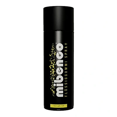 Abbildung von Mibenco 71421016 Lack matt, grau, gelb Spraydose 400ml Flüssiggummi spray