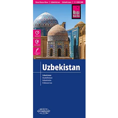 Abbildung von Reise Know How Landkarte Usbekistan / Uzbekistan (1:1.000.000): reiß und wasserfest (world mapping project)