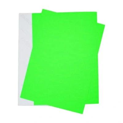 Abbildung von younikat 25 Beschriftungsetiketten in Neon Grün I DIN A4 groß Etiketten aus Papier zum Beschriften und bekleben vielseitige universal Aufkleber dv_1013