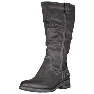 Abbildung von Mustang Stiefel dunkelgrau, Damen, Größe: 36, Dunkelgrau Schuhe
