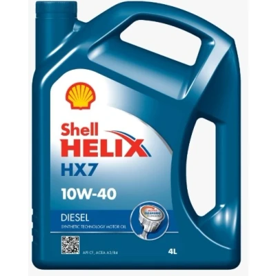 Abbildung von Shell Helix HX7 DIESEL 10W 40 4l Motoröl 550040425 MERCEDES BENZ: E Class Saloon, C A Class, VOLKSWAGEN: Vento, Golf 4