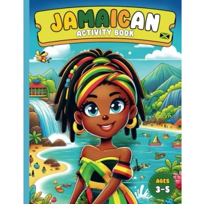 Abbildung von Jamaican Activity Book: For kids age 3 5. Helping children learn about culture and language using coloring, numbers, counting words.