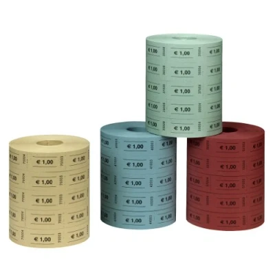 Abbildung von Herlitz 10733368 Wertmarke 1 Euro 5x1000 Abrisse, farblich sortiert
