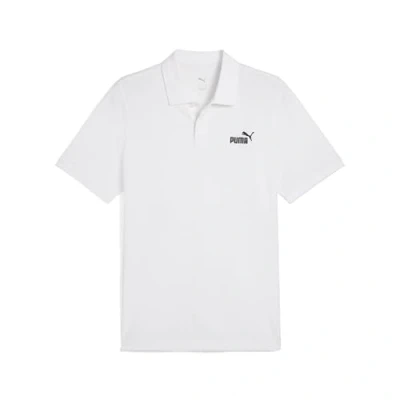 Abbildung von PUMA Herren ESS No. 1 Logo Pique Polo Polos, White, 3XL