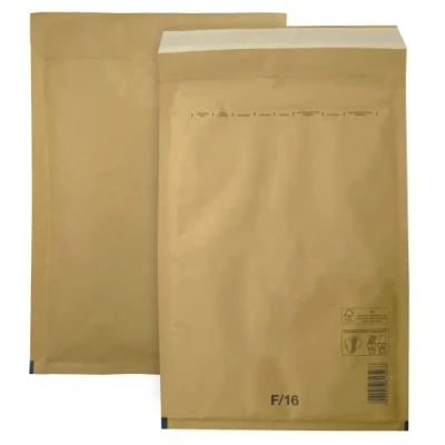 Abbildung von Netuno 10 Stück Luftpolster Versandtasche F6 240 x 350 mm Braun Luftpolstertasche Luftpolsterumschlag Polsterumschlag Briefumschlag gepolstert Recycling reißfest mit Luftfolie