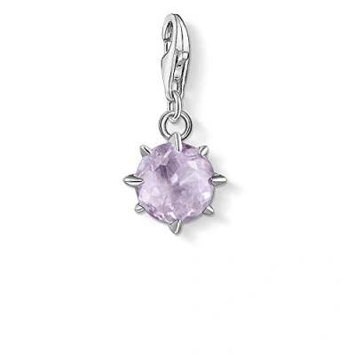 Abbildung von Thomas Sabo Damen Charm Anhänger Geburtsstein Juni 925 Sterlingsilber
