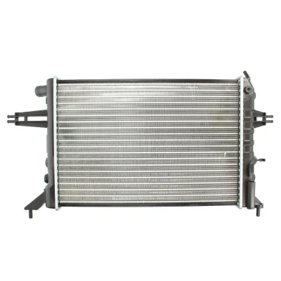 Abbildung von THERMOTEC D7X001TT Kühler, Motorkühlung Aluminium, Kunststoff für Fahrzeuge ohne Klimaanlage 378 543 23 Schaltgetriebe Kühlrippen mechanisch gefügt