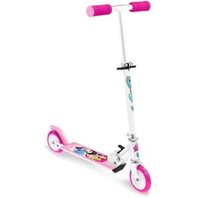 Abbildung von Disney Prinzessinnen Tretroller, Weiß/Rosa