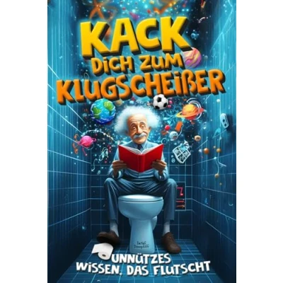Abbildung von Kack dich zum Klugscheißer Unnützes Wissen, das flutscht: Klobuch mit 365 Fakten fürs stille Örtchen Lustiges Geschenk für Männer