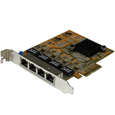 Abbildung von StarTech.com 4 Port PCIe Gigabit Netzwerkkarte, Quad PCI Express GbE NIC