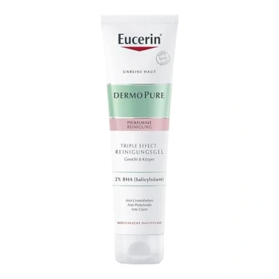 Abbildung von Eucerin DermoPure Triple Effect Reinigungsgel für Gesicht und Körper, 150 ml Gel